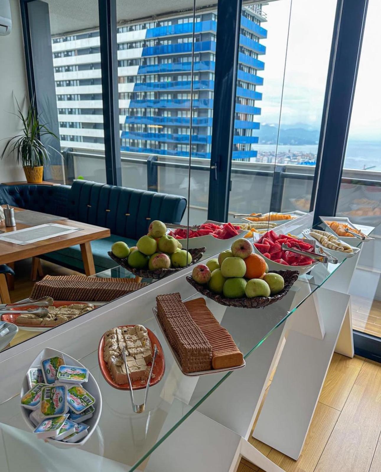 Luxury Panorama Sea View Apartment & Central באטומי מראה חיצוני תמונה